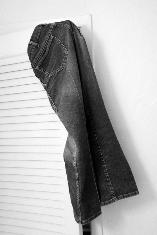 Jeans On A Door
